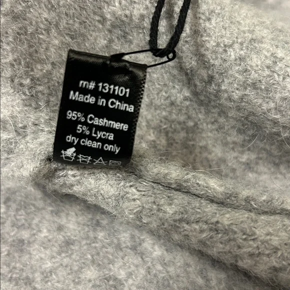 +BERYLL Vivian Cashmere Cropped Coat with Hood Coatigan, Shell Gray, OS, NWT
